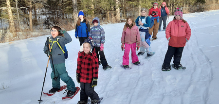 Snowshoe adventure registration is open, ages 8 and up